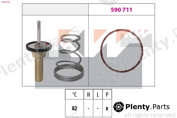 KW 579978 — Thermostat, coolant Made in Italy - OE Equivalent