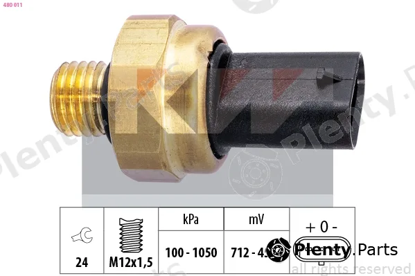 KW 480011 — Sensor, oil pressure Made in Italy - OE Equivalent