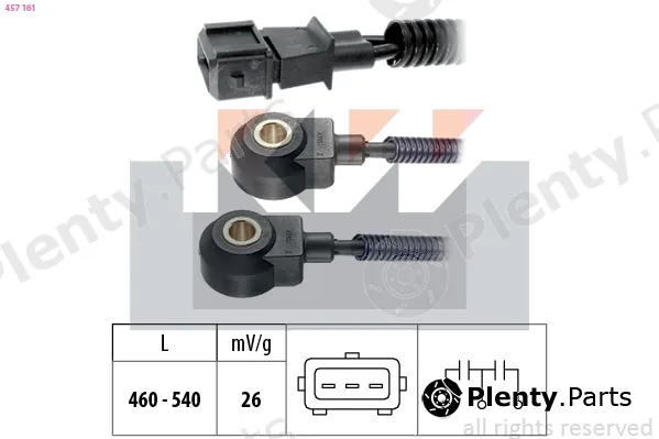 KW 457161 — Knock Sensor Made in Italy - OE Equivalent