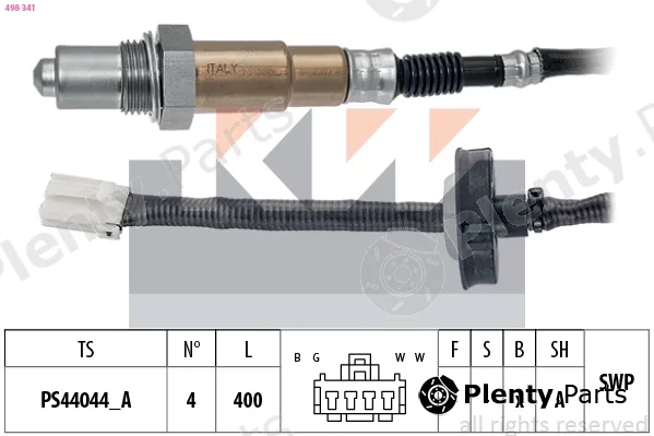 KW 498341 — Lambda Sensor Made in Italy - OE Equivalent