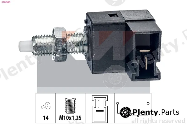 KW 510300 — Stop Light Switch Made in Italy - OE Equivalent