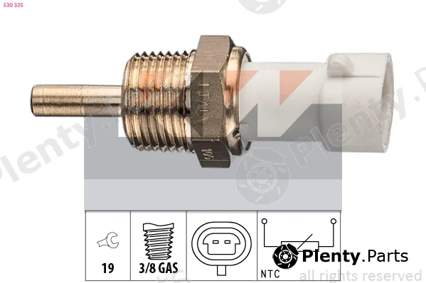 KW 530335 — Sensor, coolant temperature Made in Italy - OE Equivalent