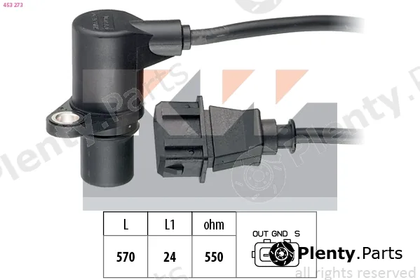 KW 453273 — Sensor, crankshaft pulse Made in Italy - OE Equivalent