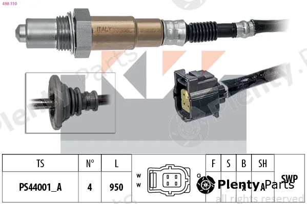 KW 498110 — Lambda Sensor Made in Italy - OE Equivalent