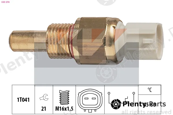 KW 550278 — Temperature Switch, radiator fan Made in Italy - OE Equivalent
