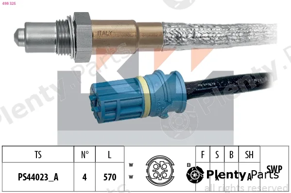 KW 498325 — Lambda Sensor Made in Italy - OE Equivalent