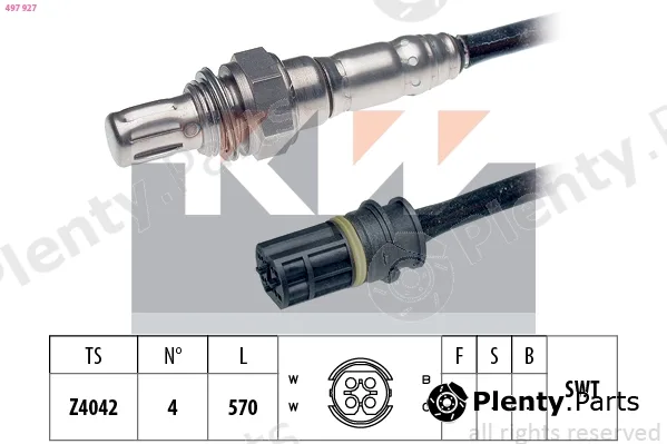 KW 497927 — Lambda Sensor Made in Italy - OE Equivalent