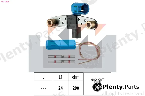 KW 453545K — Sensor, crankshaft pulse Made in Italy - OE Equivalent
