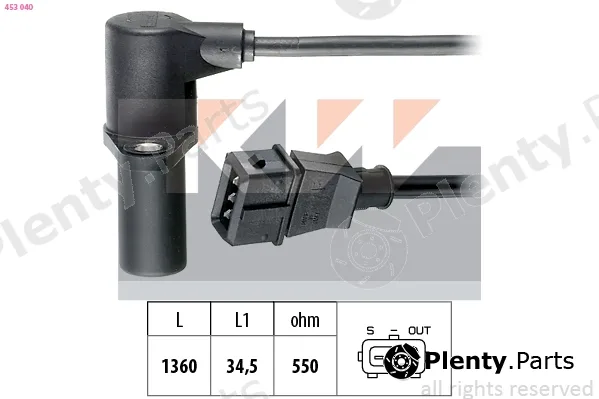 KW 453040 — Sensor, crankshaft pulse Made in Italy - OE Equivalent