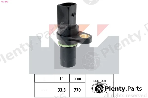 KW 453640 — Sensor, crankshaft pulse Made in Italy - OE Equivalent