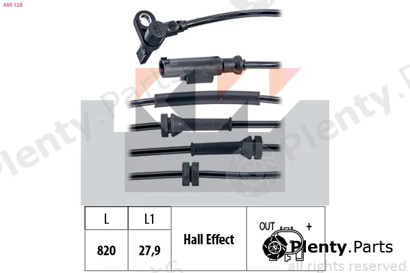 KW 460128 — Sensor, wheel speed Made in Italy - OE Equivalent