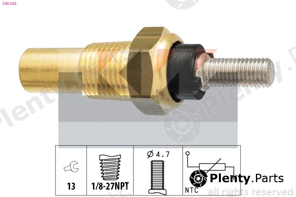 KW 530028 — Sensor, coolant temperature Made in Italy - OE Equivalent