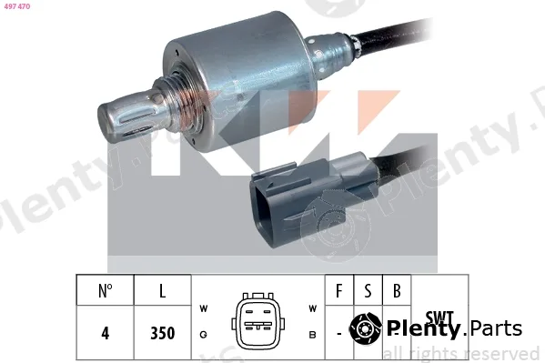 KW 497470 — Lambda Sensor Made in Italy - OE Equivalent