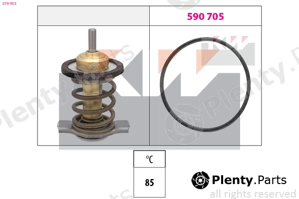 KW 579953 — Thermostat, coolant Made in Italy - OE Equivalent