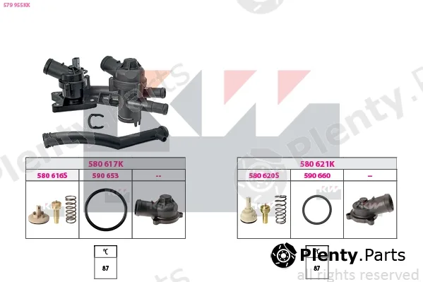 KW 579955KK — Thermostat, coolant OE Equivalent