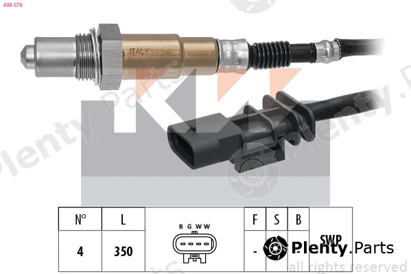 KW 498576 — Lambda Sensor Made in Italy - OE Equivalent