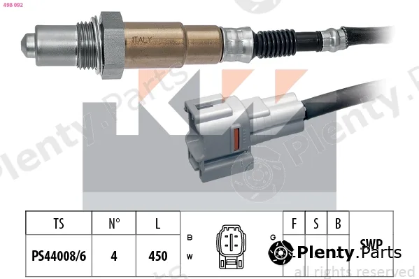 KW 498092 — Lambda Sensor Made in Italy - OE Equivalent
