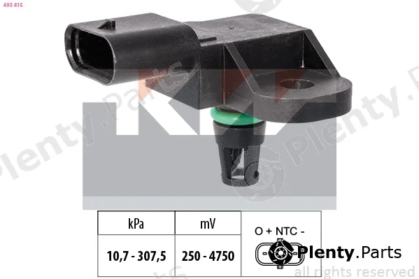 KW 493415 — Air Pressure Sensor, altitude adaption Made in Italy - OE Equivalent