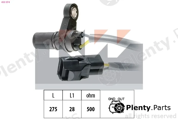 KW 453374 — RPM Sensor, automatic transmission Made in Italy - OE Equivalent