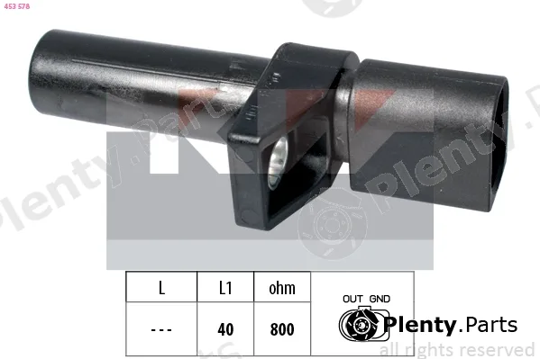 KW 453578 — Sensor, crankshaft pulse Made in Italy - OE Equivalent