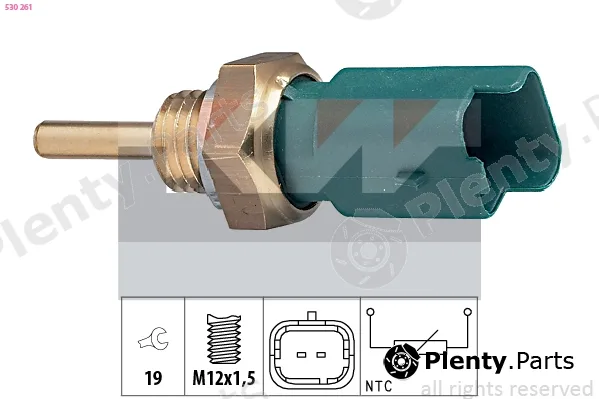 KW 530261 — Sensor, coolant temperature Made in Italy - OE Equivalent
