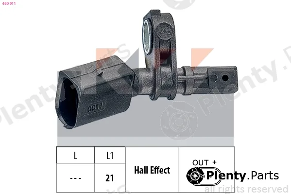 KW 460011 — Sensor, wheel speed Made in Italy - OE Equivalent