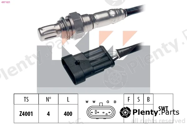 KW 497021 — Lambda Sensor Made in Italy - OE Equivalent