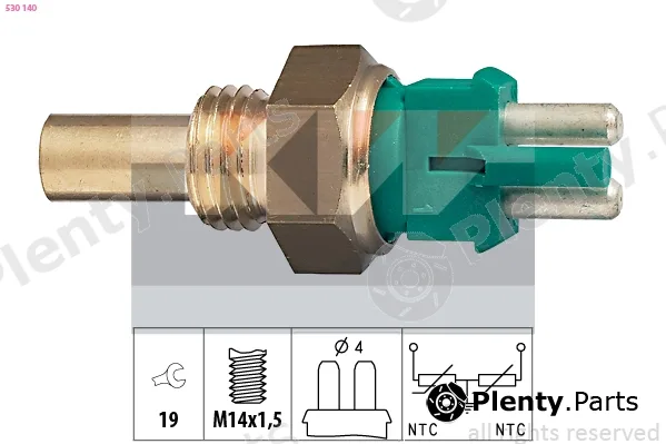 KW 530140 — Sensor, coolant temperature Made in Italy - OE Equivalent