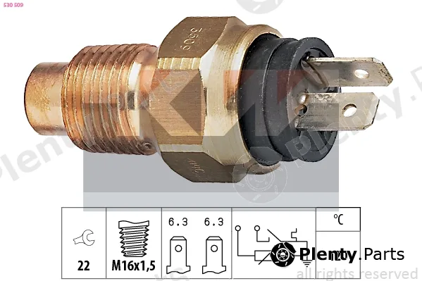 KW 530509 — Sensor, coolant temperature Made in Italy - OE Equivalent