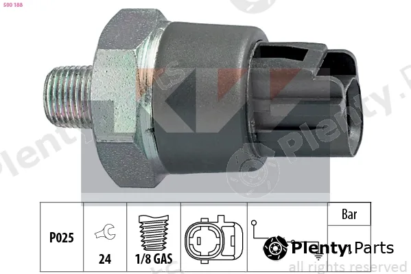 KW 500188 — Oil Pressure Switch Made in Italy - OE Equivalent