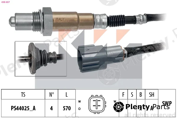 KW 498607 — Lambda Sensor Made in Italy - OE Equivalent