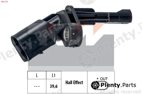 KW 460175 — Sensor, wheel speed Made in Italy - OE Equivalent