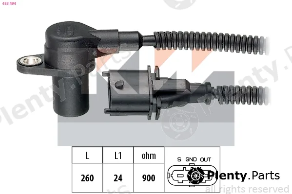 KW 453494 — Sensor, crankshaft pulse Made in Italy - OE Equivalent