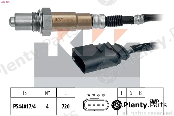 KW 497175 — Lambda Sensor Made in Italy - OE Equivalent