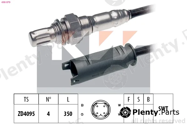 KW 498079 — Lambda Sensor Made in Italy - OE Equivalent