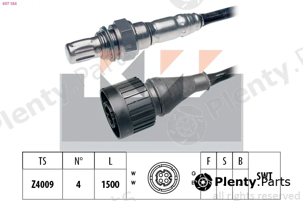 KW 497184 — Lambda Sensor Made in Italy - OE Equivalent