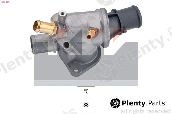 KW 580149 — Thermostat, coolant Made in Italy - OE Equivalent