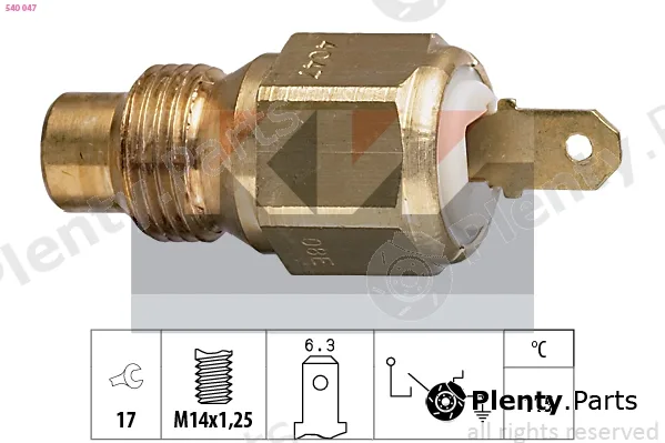 KW 540047 — Temperature Switch, coolant warning lamp Made in Italy - OE Equivalent