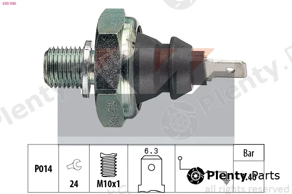KW 500046 — Oil Pressure Switch Made in Italy - OE Equivalent