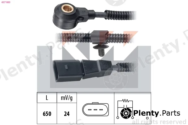 KW 457083 — Knock Sensor Made in Italy - OE Equivalent