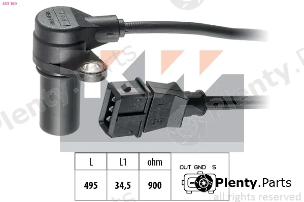 KW 453160 — Sensor, crankshaft pulse Made in Italy - OE Equivalent
