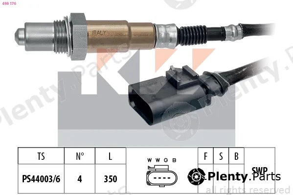 KW 498176 — Lambda Sensor Made in Italy - OE Equivalent