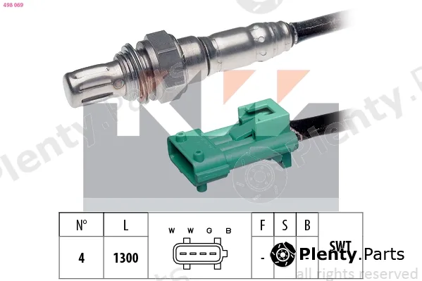 KW 498069 — Lambda Sensor Made in Italy - OE Equivalent