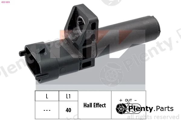 KW 453655 — Sensor, crankshaft pulse Made in Italy - OE Equivalent