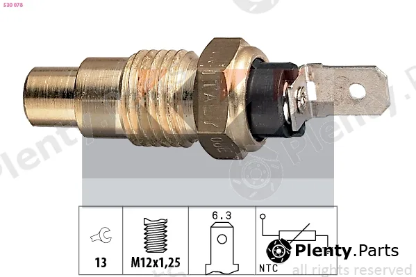 KW 530078 — Sensor, coolant temperature Made in Italy - OE Equivalent