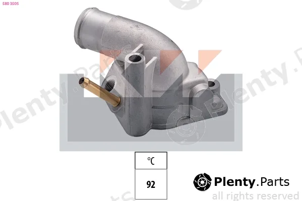 KW 580350S — Thermostat, coolant Made in Italy - OE Equivalent