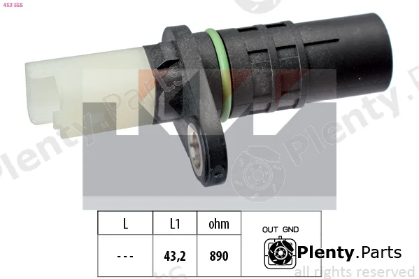 KW 453555 — Sensor, crankshaft pulse Made in Italy - OE Equivalent
