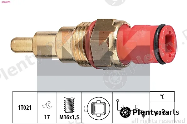 KW 550070 — Temperature Switch, radiator fan Made in Italy - OE Equivalent