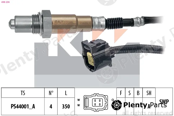 KW 498236 — Lambda Sensor Made in Italy - OE Equivalent