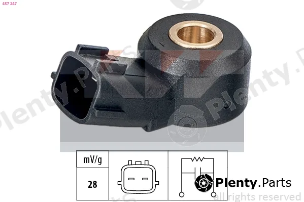 KW 457247 — Knock Sensor Made in Italy - OE Equivalent